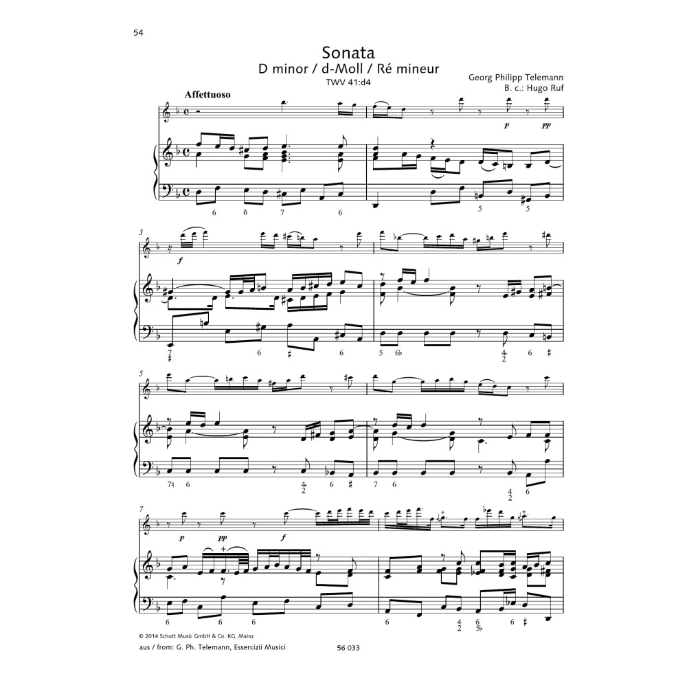 Sonata D Minor